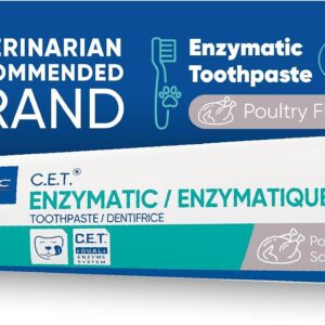 C.E.T. Enzymatic Toothpaste for Dogs and Cats, Poultry, 2.5oz