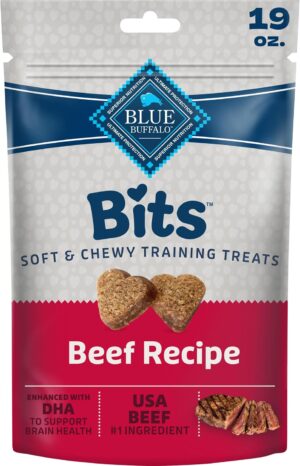 Blue Buffalo Bits Beef Training Treats, 19 oz