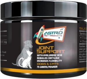 AstroPet Joint Support Supplement tub for dogs and cats front view