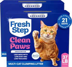 Fresh Step Multi Cat Low Tracking Clumping Cat Litter Review