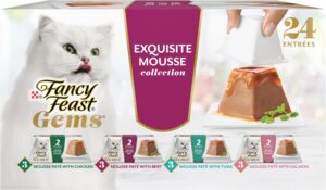 Purina Fancy Feast Gems Salmon Variety Pack Wet Cat Food, 4 oz, 12-Pack