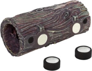 REPTI ZOO magnetic reptile hide shaped like a realistic tree trunk