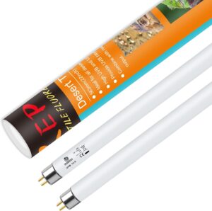 REPTI HOME 24W T5 UVB reptile light 2 pack packaging front view
