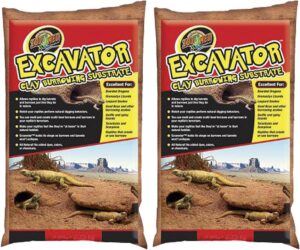 Zoo Med Excavator Clay Burrowing Substrate, 10 Pounds (Pack of 2)