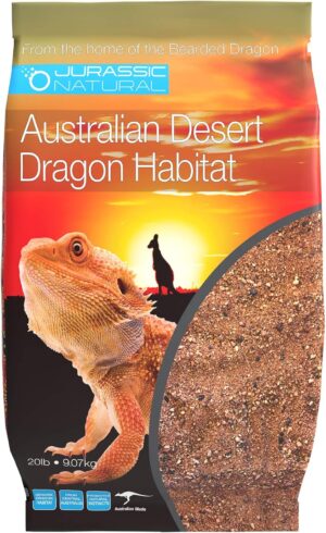 Jurassic Natural Australian Desert Dragon Habitat Substrate, Red, 20lb