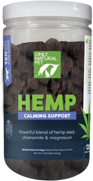 Only Natural Pet Hemp Calming Chews for Dogs: Stress & Joint Aid