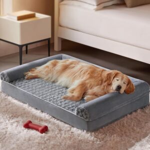 Orthopedic Washable Large Dog Bed for Senior Dog Comfy Sleep