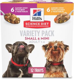 Hill's Science Diet Adult 1-6 Small & Mini Wet Dog Food Variety Pack