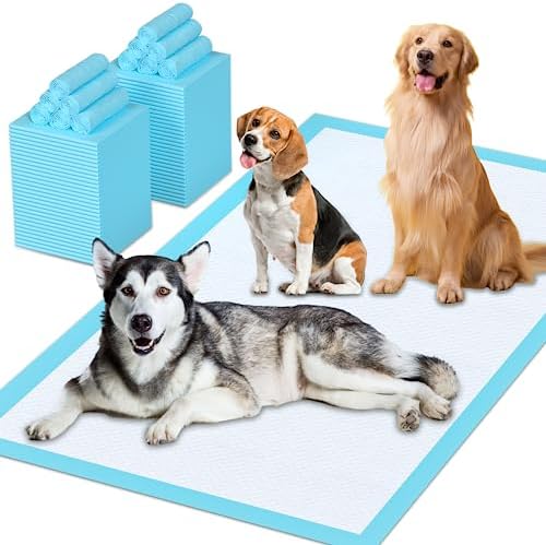 Close up view of the 6 layer protection design on extra large puppy pads