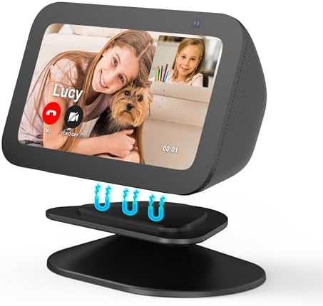 Close up of the Amazon Echo Show 5 5.5 inch display