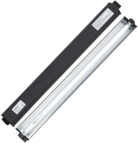 Detailed view of the polished curved reflector on the REPTI ZOO lighting combo kit