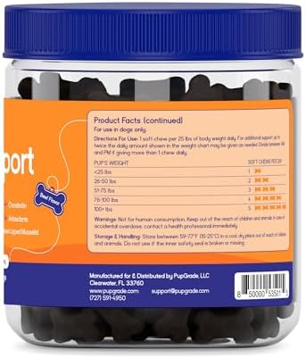 Joint Support for Dogs, Beef Flavor - 60 Soft Chews - Image 4