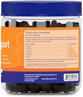 Joint Support for Dogs, Peanut Butter Flavor - 60 Soft Chews - Image 4