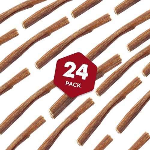 Best Bully Sticks 6 Inch Thin Bully Sticks - 24 Count (Pack of 1) - Natural, Easily Digestible, 100% Grass-Fed, Grain and Rawhide-Free Dog Treats - Image 5