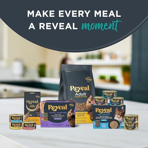 Reveal Fish Variety in Broth Wet Cat Food, 5-Flavor 30-Pack 2.47 oz Cans - Image 7